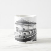  wetenschapsfiche Steampunk Airship Eclipse Koffiemok (Center)