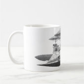  wetenschapsfiche Steampunk Airship Eclipse Koffiemok (Links)