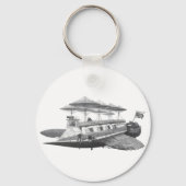 wetenschapsfiche Steampunk Airship Eclipse Sleutelhanger (Voorkant)