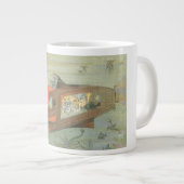  Wetenschapsfiche Steampunk-onderzeeër in Zee Grote Koffiekop (Voorkant rechts)