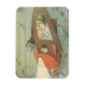 Wetenschapsfiche Steampunk-onderzeeër in Zee Magneet (Verticaal)