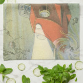 Wetenschapsfiche Steampunk-onderzeeër in Zee Theedoek (Gevouwen)