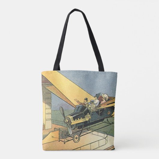  Wetenschapsfiche Steampunk-onderzeeër in Zee Tote Bag (Achterkant)
