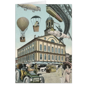  Wetenschapsfiche, Victoriaans Steam Punk Stad