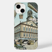 Wetenschapsfiche, Victoriaans Steam Punk Stad Case-Mate iPhone Case (Achterkant)