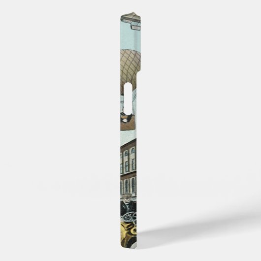  Wetenschapsfiche, Victoriaans Steam Punk Stad Case-Mate iPhone Case (Achterkant / Rechts)