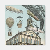 Wetenschapsfiche, Victoriaans Steam Punk Stad Magneet (Voorkant)