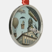  Wetenschapsfiche, Victoriaans Steam Punk Stad Metalen Ornament (Rechts)