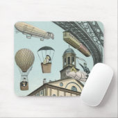  Wetenschapsfiche, Victoriaans Steam Punk Stad Muismat (Met muis)