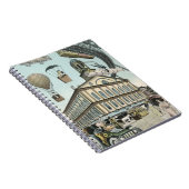  Wetenschapsfiche, Victoriaans Steam Punk Stad Notitieboek (Rechterzijde)