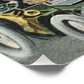  Wetenschapsfiche, Victoriaans Steam Punk Stad Perfect Poster (Hoek)