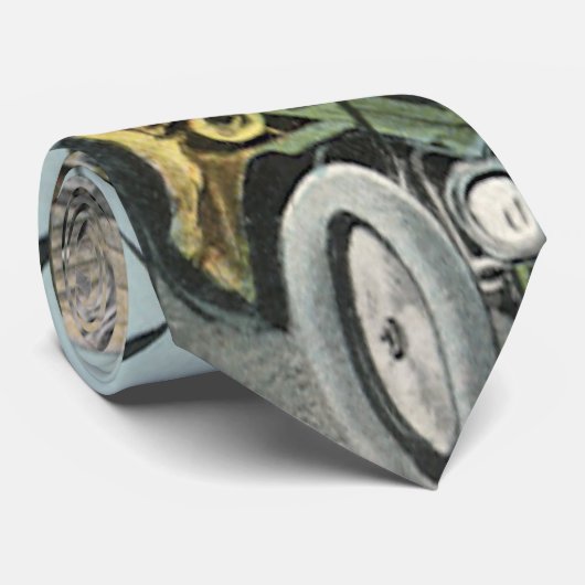  Wetenschapsfiche, Victoriaans Steam Punk Stad Stropdas (Opgerold)