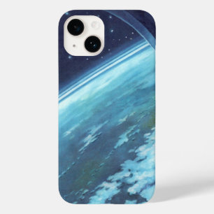  Wetenschapsfilm, Aarde bij nacht met sterren Case-Mate iPhone Case