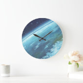  Wetenschapsfilm, Aarde bij nacht met sterren Grote Klok (Huis)