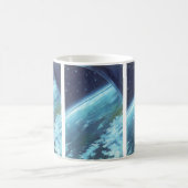  Wetenschapsfilm, Aarde bij nacht met sterren Koffiemok (Center)