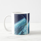  Wetenschapsfilm, Aarde bij nacht met sterren Koffiemok (Links)