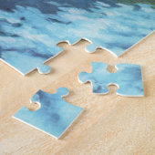  Wetenschapsfilm, Aarde bij nacht met sterren Legpuzzel (Zijkant)