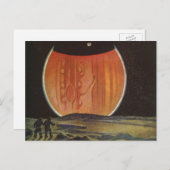  Wetenschapsfilm, astronauten op Ganymede Briefkaart (Voorkant / Achterkant)