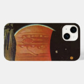  Wetenschapsfilm, astronauten op Ganymede Case-Mate iPhone Case (Achterkant (horizontaal))