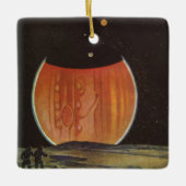  Wetenschapsfilm, astronauten op Ganymede Keramisch Ornament (Voorkant)