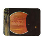 Wetenschapsfilm, astronauten op Ganymede Magneet (Horizontaal)