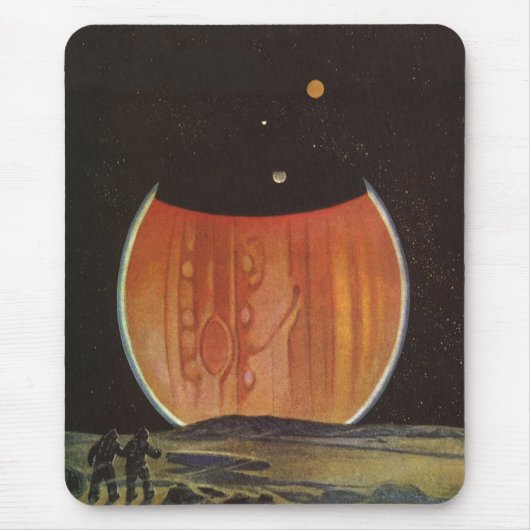 Wetenschapsfilm, astronauten op Ganymede Muismat (Voorkant)