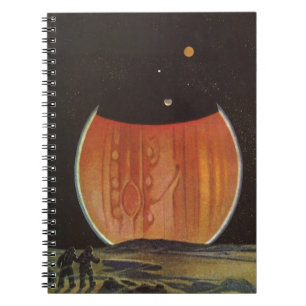  Wetenschapsfilm, astronauten op Ganymede Notitieboek