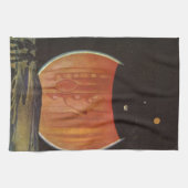 Wetenschapsfilm, astronauten op Ganymede Theedoek (Horizontaal)