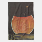  Wetenschapsfilm, astronauten op Ganymede Theedoek (Verticaal)