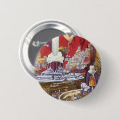  Wetenschapsfilm, de verloren stad van Atlantis Ronde Button 5,7 Cm (Voorkant /achterkant)