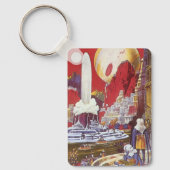  Wetenschapsfilm, de verloren stad van Atlantis Sleutelhanger (Voorkant)