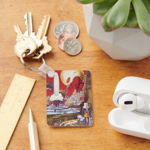 Wetenschapsfilm, de verloren stad van Atlantis Sleutelhanger