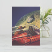  Wetenschapsfilm, Futuristic City op maan (Staand voorkant)