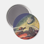  Wetenschapsfilm, Futuristic City op maan Magneet (Voorkant / Achterkant)