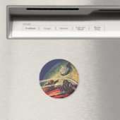  Wetenschapsfilm, Futuristic City op maan Magneet (Insitu (Vaatwasser))