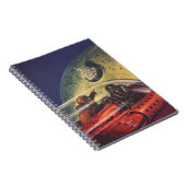  Wetenschapsfilm, Futuristic City op maan Notitieboek (Rechterzijde)