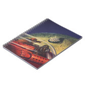  Wetenschapsfilm, Futuristic City op maan Notitieboek (Linkerzijde)