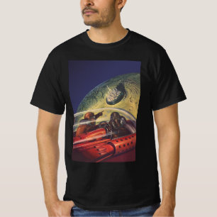 Wetenschapsfilm, Futuristic City op maan T-shirt