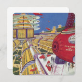  Wetenschapsfilm, Futuristic New York City (Voorkant / Achterkant)