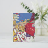  Wetenschapsfilm, Futuristic New York City Briefkaart (Staand voorkant)