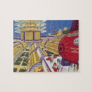 Wetenschapsfilm, Futuristic New York City Legpuzzel