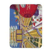  Wetenschapsfilm, Futuristic New York City Magneet (Verticaal)