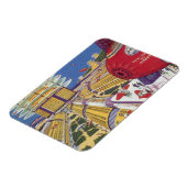  Wetenschapsfilm, Futuristic New York City Magneet (Linkerzijde)