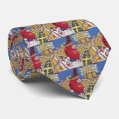  Wetenschapsfilm, Futuristic New York City Stropdas (Opgerold)