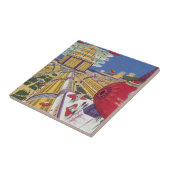  Wetenschapsfilm, Futuristic New York City Tegeltje (Zijkant)