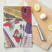  Wetenschapsfilm, Futuristic New York City Theedoek (Quarter Fold)