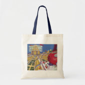 Wetenschapsfilm, Futuristic New York City Tote Bag (Voorkant)