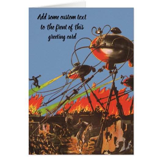 Wetenschapsfilm HG Wells War of the Worlds (Voorkant)