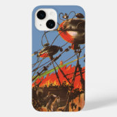 Wetenschapsfilm HG Wells War of the Worlds Case-Mate iPhone Case (Achterkant)