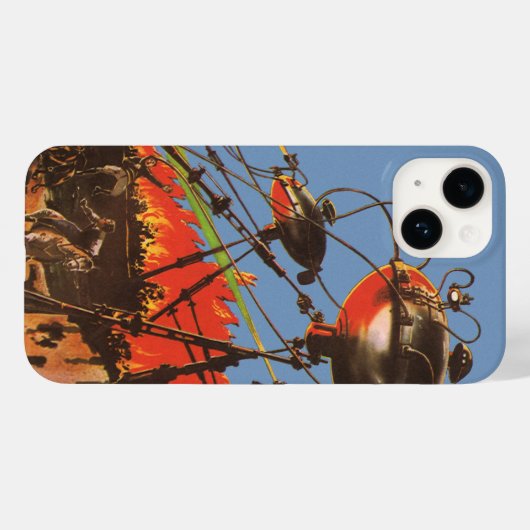 Wetenschapsfilm HG Wells War of the Worlds Case-Mate iPhone Case (Achterkant (horizontaal))